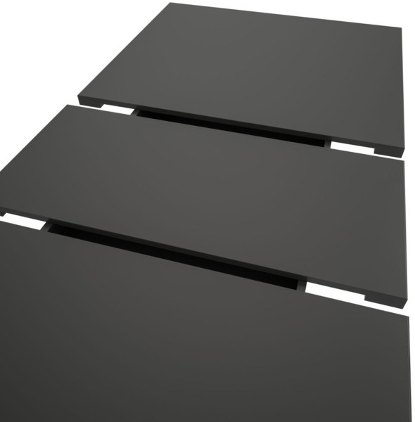 Esstisch Home-X in grau und weiß ausziehbar 150 - 190 cm Bild 3