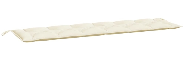 vidaXL Gartenbank-Auflage Creme 200x50x7 cm Oxford-Gewebe 361642