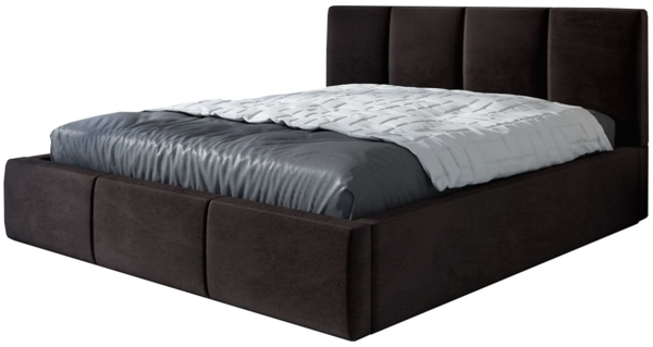 Polsterbett ORINO-OM 180x200 mit Bettkasten und Lattenrost. Farbe: Espresso 6 Bild 1