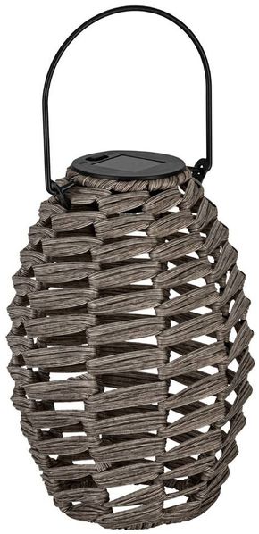 Eglo 48925 Solarleuchte Z_SOLAR LED 1x0,06W IP44 Stahl, Kunststoff grau 3000K H:20. 5cm Ø16cm mit ein/aus Schalter
