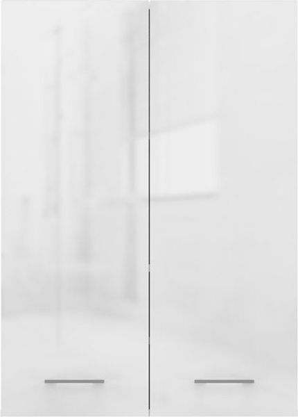 ibonto WASCHMASCHINENUMBAUSCHRANK ANTHRAZIT laminierter Spanplatte 64x90x30cm (H 90 x T 30 x B 64 cm)