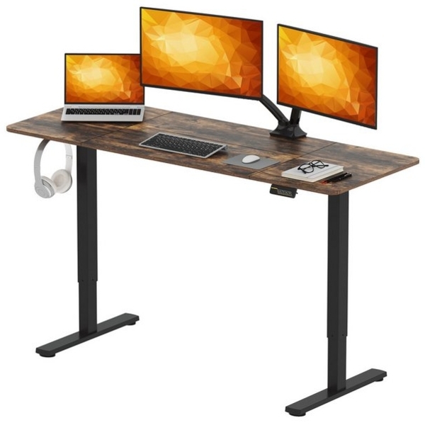 SANODESK Schreibtisch Elektrisch höhenverstellbarer Schreibtisch (2-Fach-Teleskop mit Memory-Steuerung), schnelle Montage, verschiedene Größen zur Auswahl Bild 4