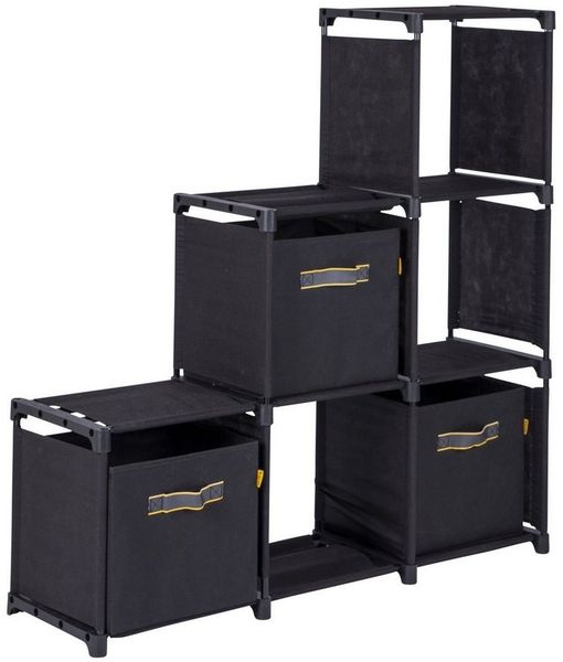 Bo-Camp Stoffschrank Faltschrank Troutman Campingschrank Stoff Schrank Schubladen Garderobe