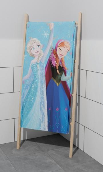 BrandMac Handtücher Disney Frozen Anna Elsa Duschtuch Badetuch 60 x 120 cm, (1 Duschtuch, 1-St), Langlebig