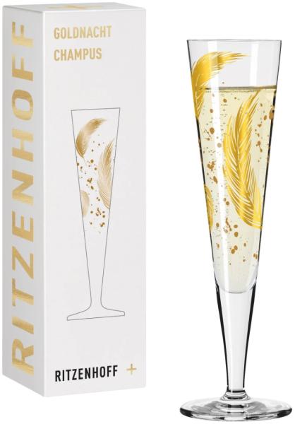 Ritzenhoff 1071042 Champagnerglas #42 GOLDNACHT Champus Andrea Arnolt 2024 in Geschenkbox