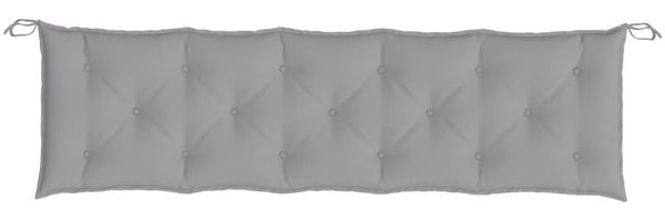 vidaXL Gartenbank-Auflagen 2 Stk. Grau 180x50x7 cm Oxford-Gewebe 361717 Bild 6