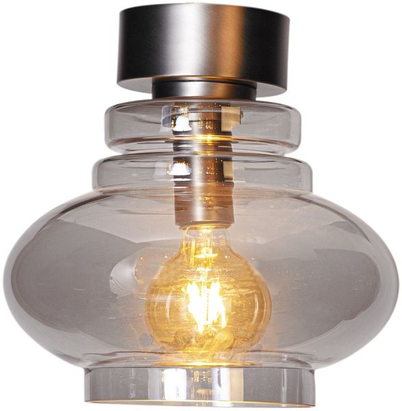 By Rydéns 4202200-4500 Deckenleuchte Dolores grau 30cm Glas