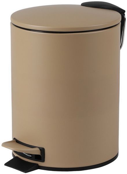 Urban Living Kosmetikeimer 3 Liter Tretmülleimer Abfalleimer Mülleimer Tretpedal Absenkautomatik, Hygienische Pedalbedienung, herausnehmbarer Eimer mit Henkel