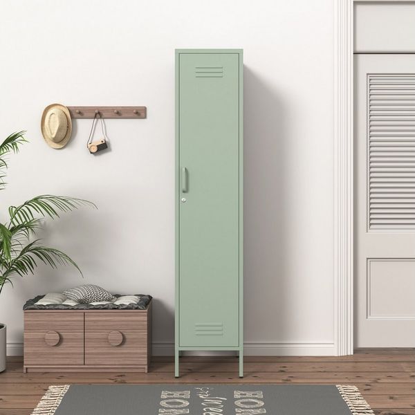 OTTO home Drehtürenschrank Siena Kleiderschrank Schrank Metallschrank Mehrzweckschrank Spind (in 4 Farben aus Metall Stahlschrank) in der Höhe verstellbar, abschließbar Bestseller Otto´s Choice
