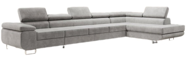 Luxusbetten24 Schlafsofa Designer Sofa Maxi, mit Schlaf- und Klappfunktion