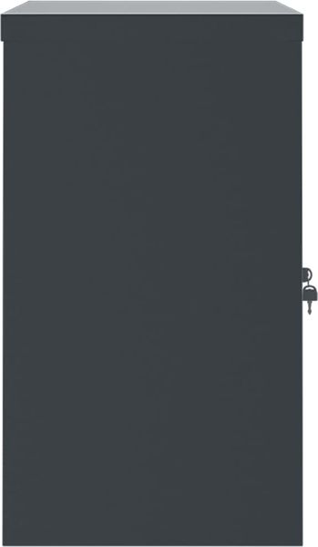 vidaXL Aktenschrank Anthrazit 90x40x70 cm Stahl 339723 Bild 5