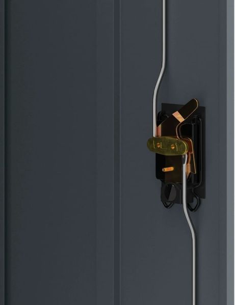 vidaXL Aktenschrank Anthrazit 90x40x70 cm Stahl 339723 Bild 8