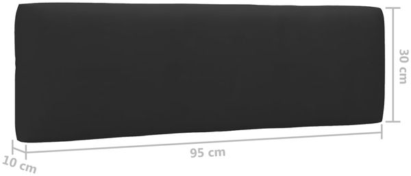 vidaXL 4-tlg. Paletten-Lounge-Set mit Kissen Imprägniertes Kiefernholz 3066752 Bild 12