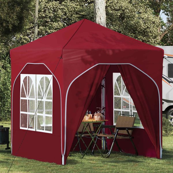 vidaXL Pop-up Partyzelt 192 x 192 x 245 cm Bordeauxrot 42019840