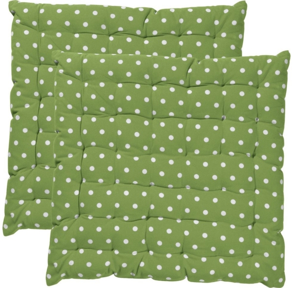 REDBEST Stuhlkissen Stuhlkissen 2er-Pack "Orlando", Punkte