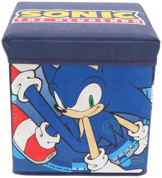 Sonic The Hedgehog Aufbewahrungsbox Sonic Sitzbox Aufbewahrungsbox mit coolem Design 30x30x30 cm