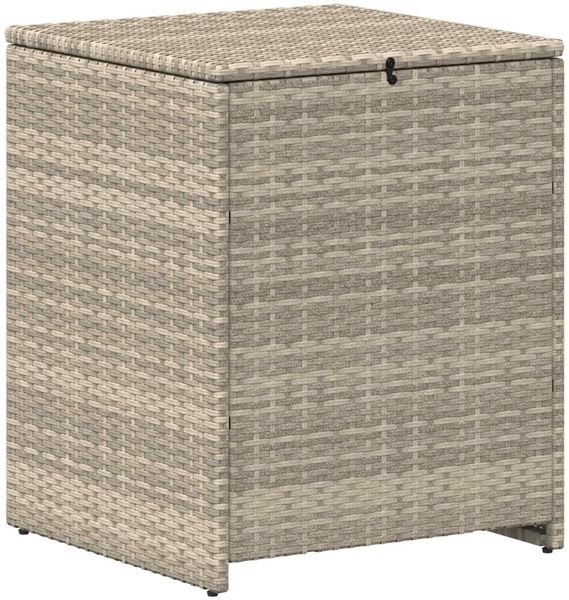 vidaXL Kissenbox Hellgrau 55 x 55 x 69 cm Poly-Rattan 42026743 Bild 2