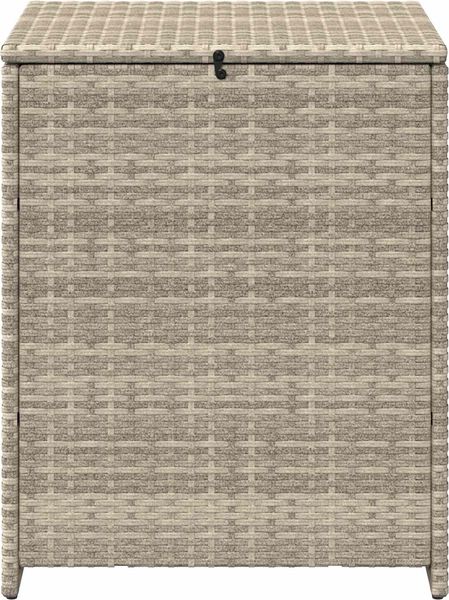 vidaXL Kissenbox Hellgrau 55 x 55 x 69 cm Poly-Rattan 42026743 Bild 5