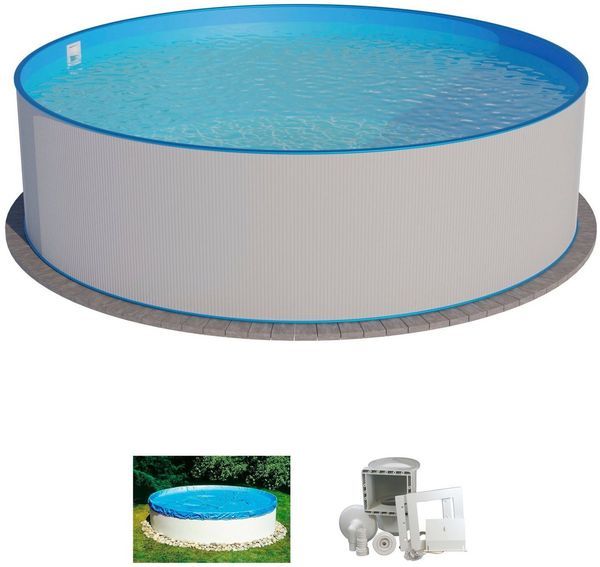 SUMMER FUN Rundpool HOLIDAY (3-tlg), 3-tlg, ØxH: 350x120 cm