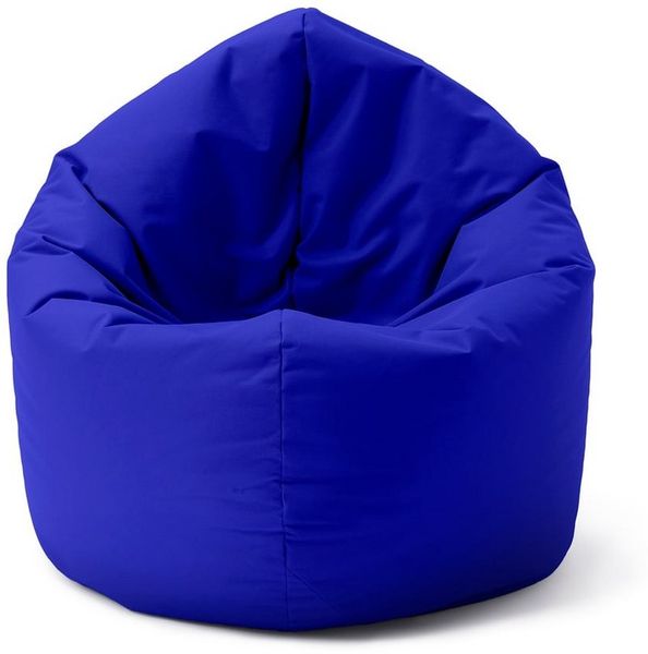 Lumaland Indoor / Outdoor Sitzsack, 2-in-1-Sitzsack, Polyester, 120 x 80 x 75 cm, 300 Liter, Blau