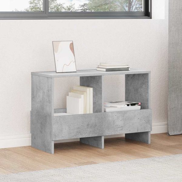 vidaXL Magazinregal Beton Grau 68,5 x 30 x 45 cm 890987