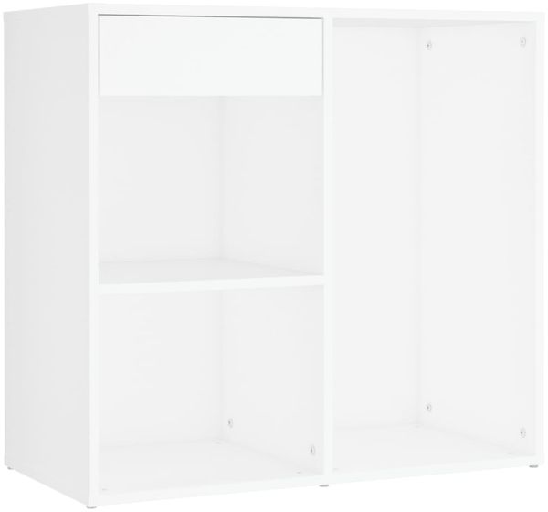 vidaXL LED-Schminktisch mit 2 Schränken Weiß Holzwerkstoff 3082026 Bild 9