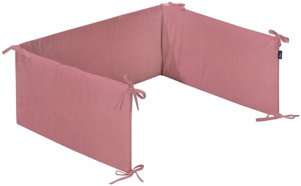 Alvi Nestchen Bettumrandung Polster Standard Mull fox glove berry 180 cm