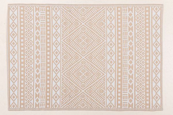 Outdoor Kunststoffteppich Scarlett 120x180 cm braun