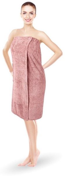 Bestlivings Saunatuch Damen 80x145cm, (1-St), Sauna Kilt "Flauschig" Saunahandtuch mit Gummizug und Knopfverschluss