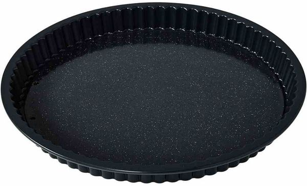 Birkmann Premium Baking Tarteform mit Losem Boden, Kuchenform, Backform, Backzubehör, Anithaft, 32 cm, 882126