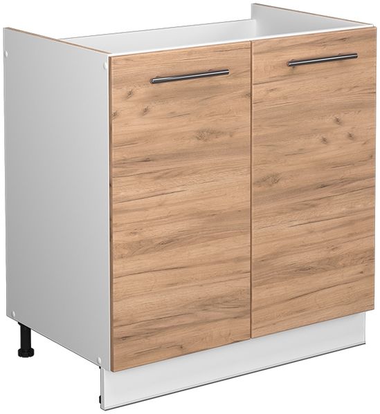 Spülenunterschrank Fame-Line Goldkraft Eiche 80 cm ohne Arbeitsplatte Vicco
