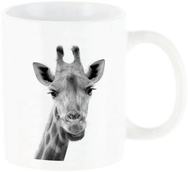 HTI-Living Tasse Becher Giraffe, 1-tlg, Steinzeug, Kaffeetasse Teetasse