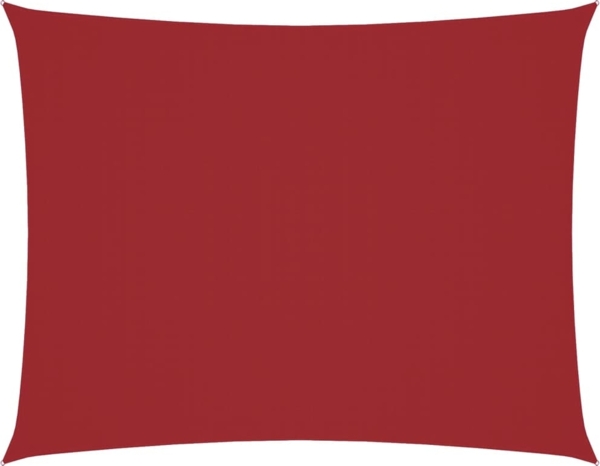 vidaXL Sonnensegel Oxford-Gewebe Rechteckig 5x7 m Rot 135660