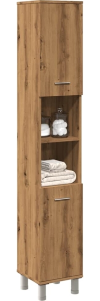 Badschrank Artisan-Eiche 30x30x179 cm Holzwerkstoff 856141