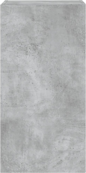 vidaXL TV-Wandschrank mit LED-Leuchten Betongrau 40,5x35x80 cm 837263 Bild 7