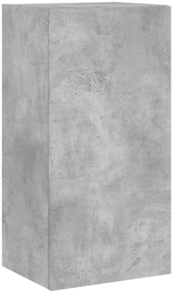 vidaXL TV-Wandschrank mit LED-Leuchten Betongrau 40,5x35x80 cm 837263 Bild 6