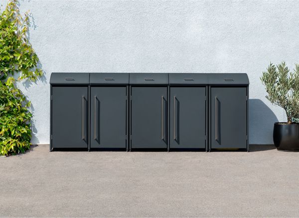 Westmann Metall Mülltonnenbox Moderna 5 | 5x240 L