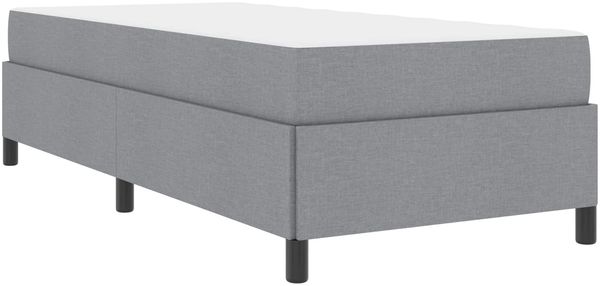 vidaXL Boxspringbett Hellgrau 80 x 200 cm Stoff 3398815 Bild 4