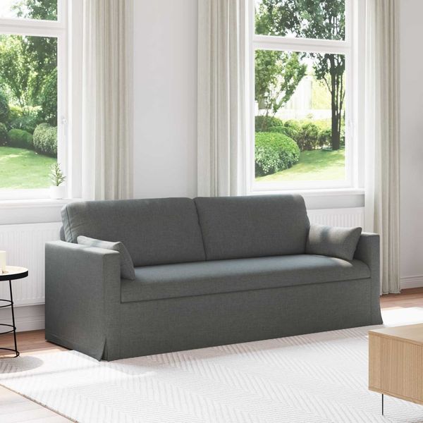 vidaXL Sofa Dunkelgrau 198 x 78 x 80 cm Stoff 42024370
