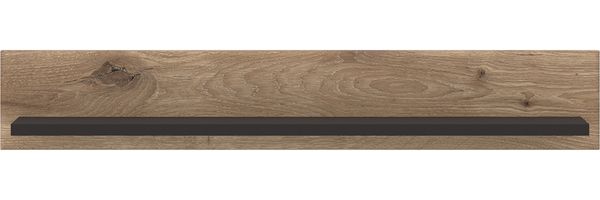 Wandboard >GRANO< in Viking Eiche Dekor/Kosmos Grau - 117,6x19,6x21,9 (BxHxT)