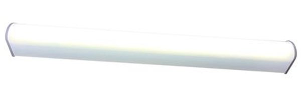 Bade-LED BATH 15W 1200LM 3000K IP44 Opal-PC 600 x 53 x 65 mm. WEISS