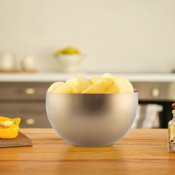 2 x Salatschüssel Edelstahl rosa/gold Bild 5