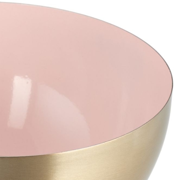 2 x Salatschüssel Edelstahl rosa/gold Bild 6