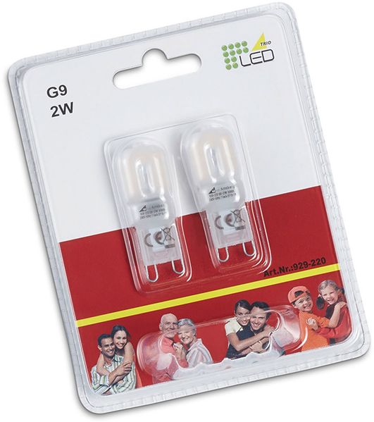 G9 LED 2Stk. Stiftsockel - 2,5 Watt, 210 Lumen, warmweiß - nicht dimmbar