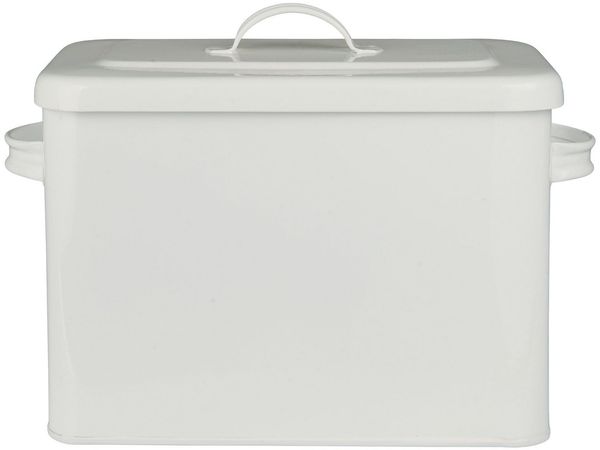 Ib Laursen - Vorratsdose Vorratsbox Dose mit Deckel 5 Liter Metall Weiß 04894-11
