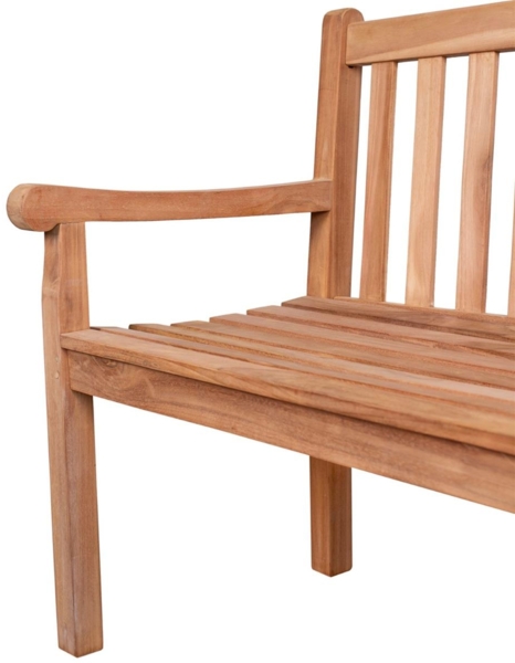 Teakholz Gartenbank - bene living - Hammer 120 cm Bild 6