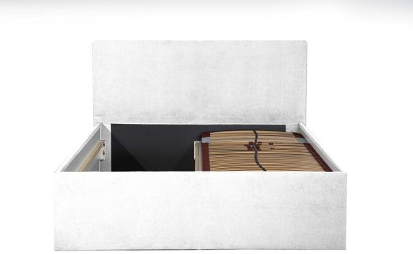 Halmon Schlafkomfort Betten Polsterbett Gent (Mit Bettkasten, erhältlich in 6 Größen und 8 attraktiven Farben mit oder ohne Matratze), Seitenhöhe 32 cm, inkl. Lattenrost bei Ausführung mit Matratze