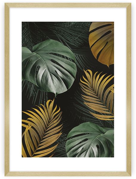 Dekoria Poster Golden Leaves I