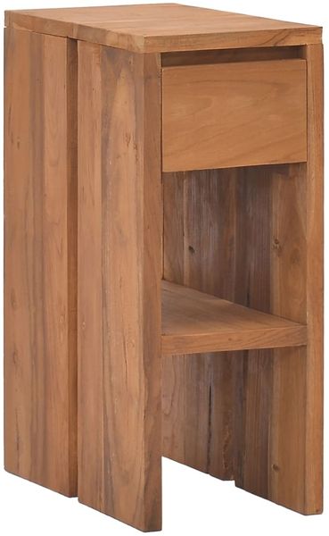 vidaXL Nachttisch 20x35x50 cm Teak Massivholz 326122