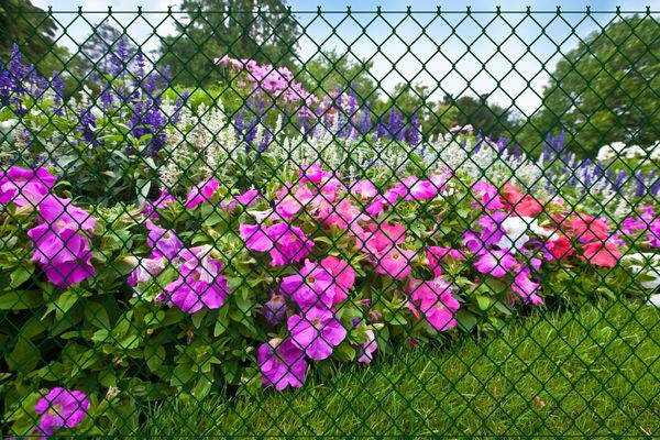 Garden 'N' More Maschendraht Zaunset grün, Länge: 15m, Höhe: 125 cm